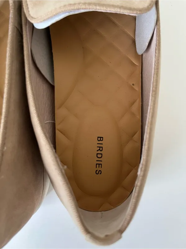 Birdies The Swift Slip On Sneaker Soft Suede Tan Size women’s 7.5 - Image 6
