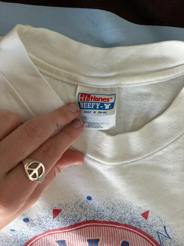 Vintage KU T-Shirt Hanes - Image 3