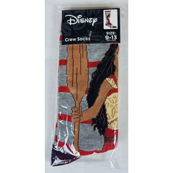 New Disney Movie Crew Socks Women's Size 9-13 Timone Bambi Moana Simba Lot of 4 - Image 8