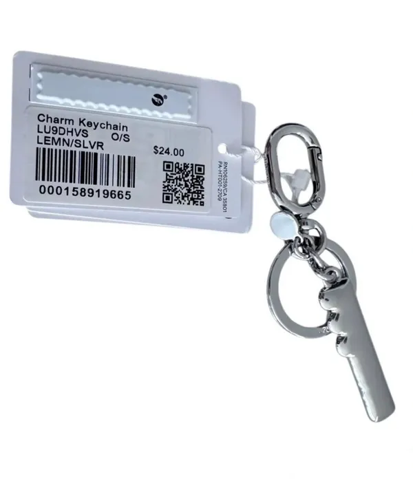 Lululemon Metal Keychain Lululemon Lemonlush / Silver - Image 7