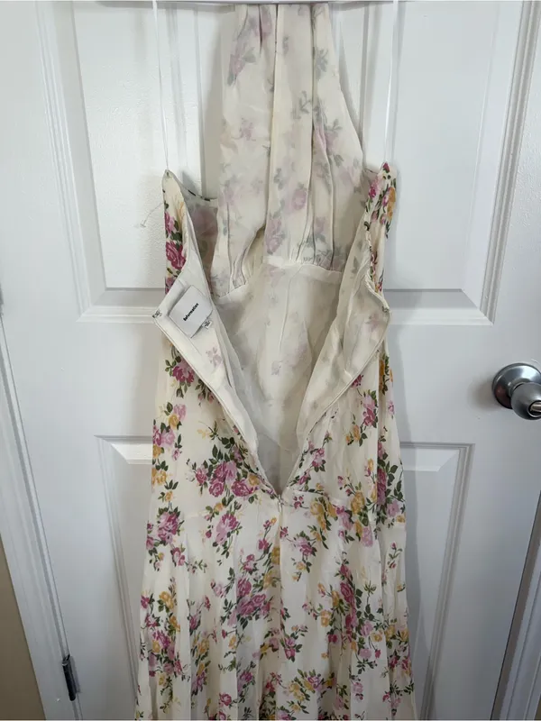 Reformation Briony Dress in Floral 12 - Image 9