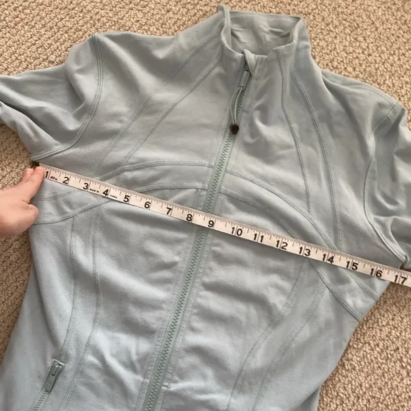 LULULEMON Define Jacket Hazy Jade Size 6 Luon Full Zip Stretch Soft Women’s GUC - Image 10
