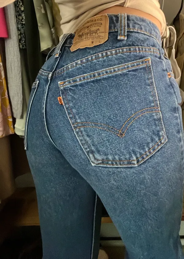 RARE Orange Tag Levis - Image 3