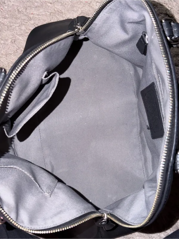 Coach Black Leather Women’s Satchel - Image 9