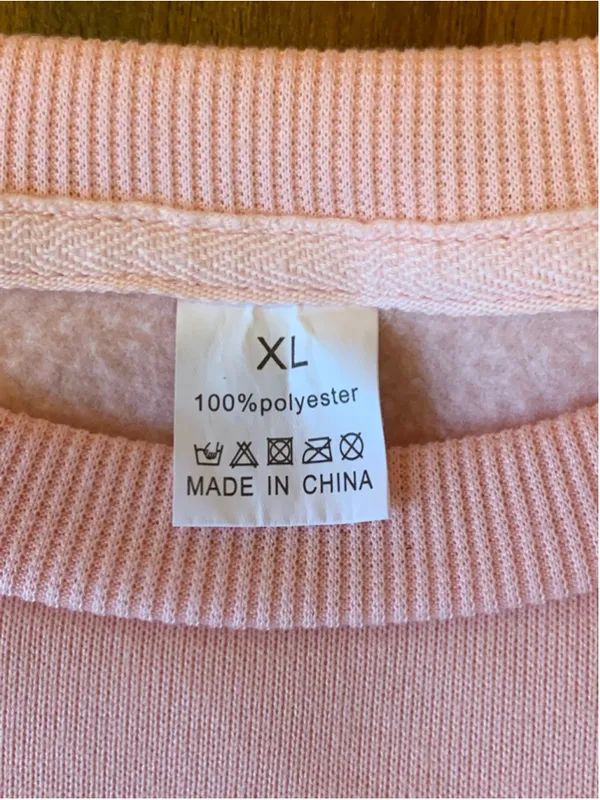 SHEIN Sweatshirt XL Light Pink “its a good day to read a book” 3 Sets Earrings - Image 6