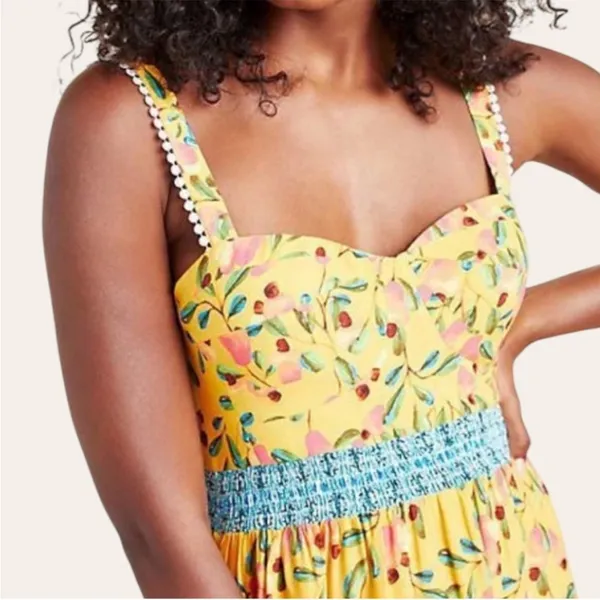NWT Anthropologie Farm Rio Anjou Maxi Dress Size 2 Petite Retail $240.00 - Image 4