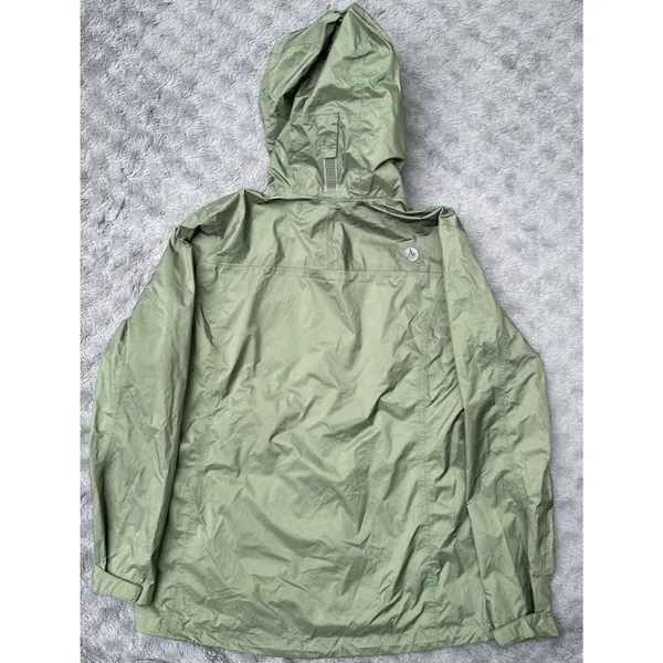 Marmot x Thrive Works Precip Waterproof Rain Jacket Women's Size L Olive NWOT - Image 14