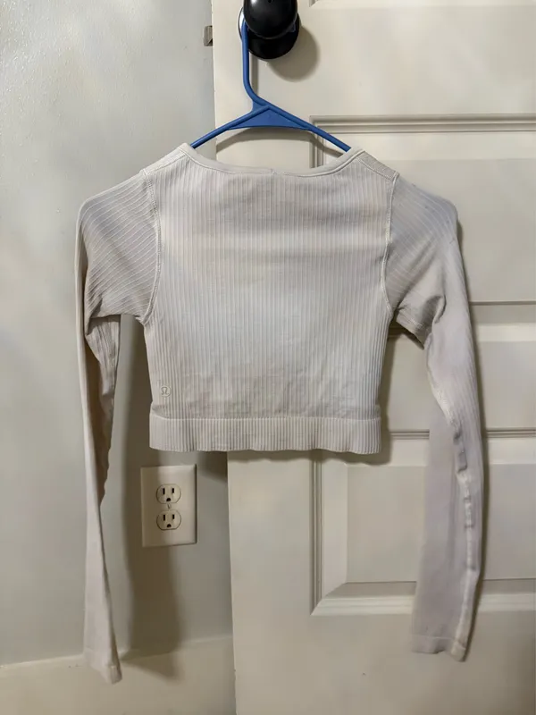 Lululemon Ebb Street Cropped Long Sleeve - Image 2