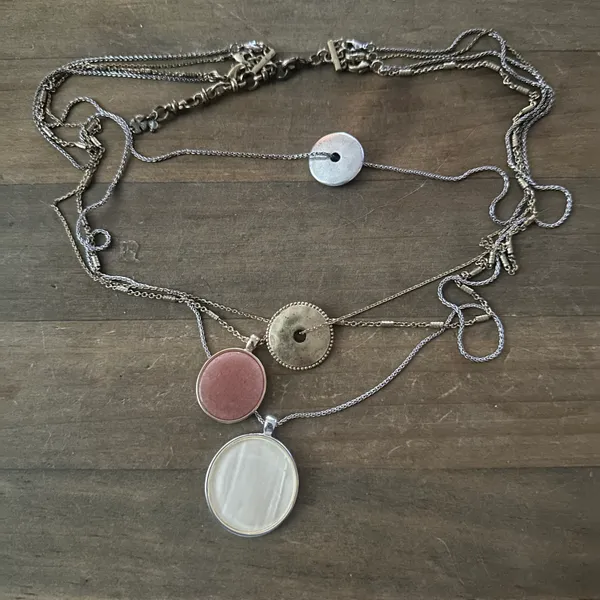 Lucky Brand Long Layered Convertible Pendant Necklace - Image 2