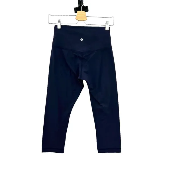 Lululemon Align‎ Crop Deep Indigo Navy Blue Size 6 - Image 4