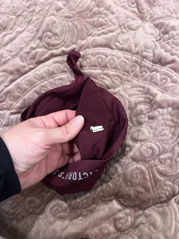 XXS Victoria's Secret Deep Plum Seamless Bralette - Image 3