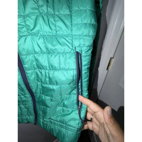 Women's Patagonia Nano Puffer Jacket Blue Teal Size M - Image 4