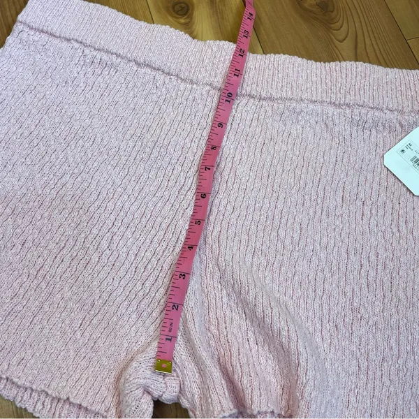 Altar’d State Lana High Rise Pink Pull-On Sweater Knit Shorts NWT XXL Cotton - Image 3