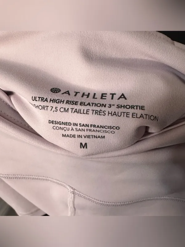 Athleta Elation Ultra High Rise Shortie Light Lavender Pink - Image 3