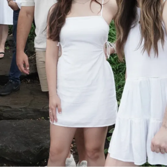 Aerie White Cutout Dress - Image 7