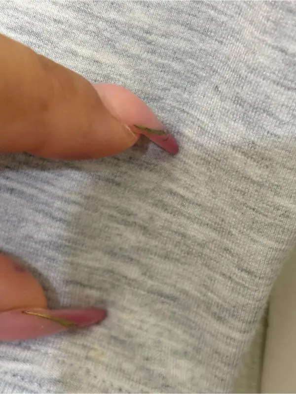 Lululemon High Lines Pullover Heathered Core Ultra Light Gray Size 10 Thumbholes - Image 4