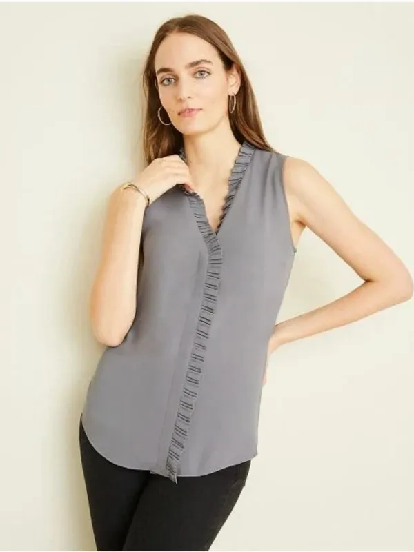 Ann Taylor Sleeveless Blouse - Image 4