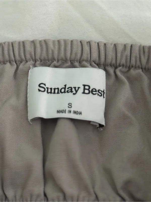 Aritzia Sunday Best Martine Poplin Dress in Taupe - Image 4
