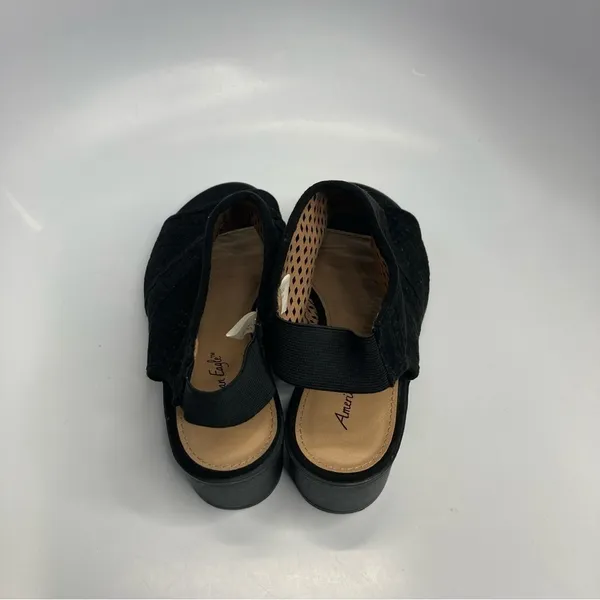 American‎ Eagle Outfitters laser cut peep toe shoes size 8 - Image 4