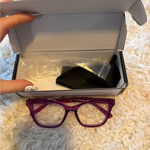 SHEIN Rennes Purple Eyeglasses - Image 2