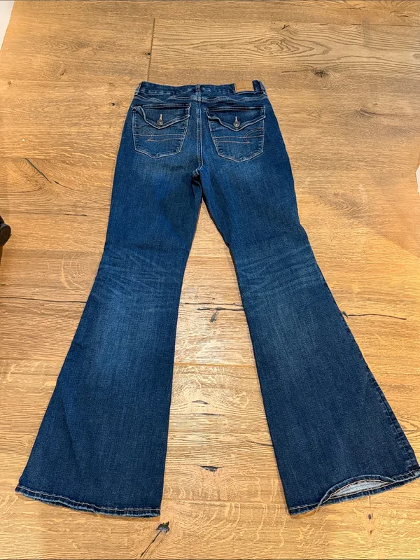 American Eagle curvy super high Rise Flare Jeans 4 - Image 2