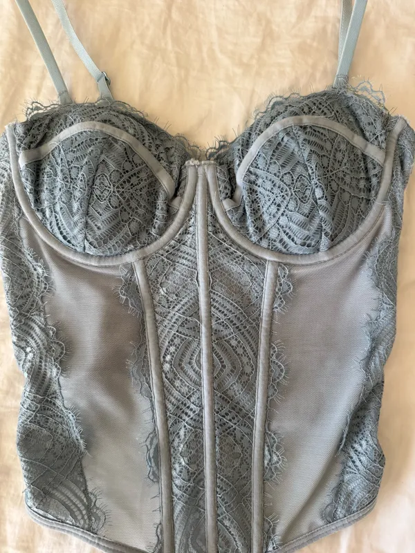 Garage Blue Corset Top - Image 2