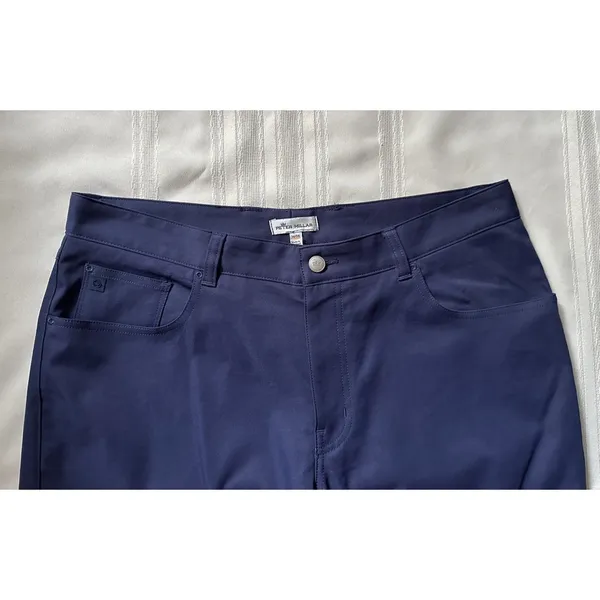 Peter Millar Pants Men’s Size 36X27.5 Navy Blue EB66 Performance Sport Golf - Image 11