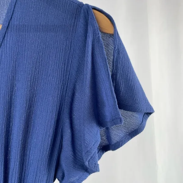 Lulus Heart of Marigold Wrap Maxi Dress‎ in Denim Blue Size Extra Small - Image 9