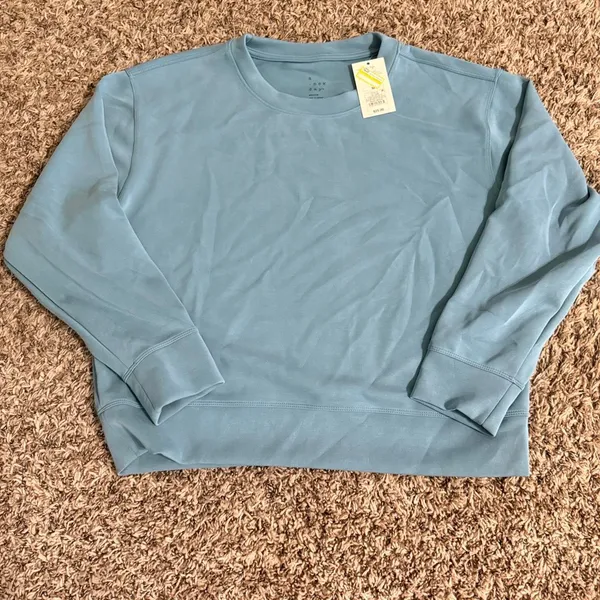 A New Day Blue Crewneck - M - Image 2
