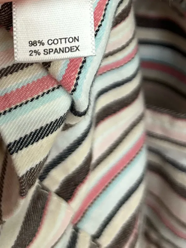 LOFT Striped Linen-Blend Blazer Jacket | Cropped Lightweight Preppy - Image 8