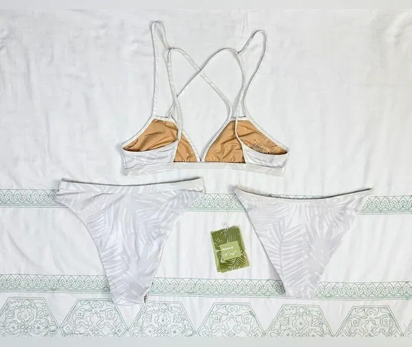 Billabong NWT Sporti x Stef Corgel Isla Palm Shadow Bikini Set - Daylight - M/S/S - Image 10