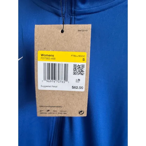 Nike Jacket Dri-FIT Blue Full Zip Track  Women's‎ Small NWT - Image 6