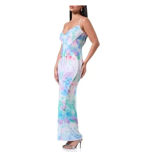 AFRM Alyson Mesh Panel Maxi Dress Size XS - Image 2