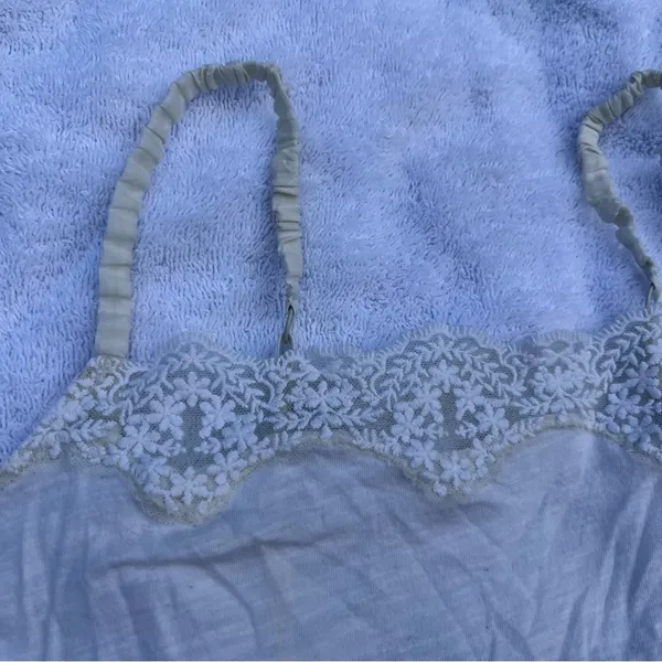 American Eagle White Lace Trim Cami Tank Top Size XS Spaghetti Strap Summer Top‎ - Image 5
