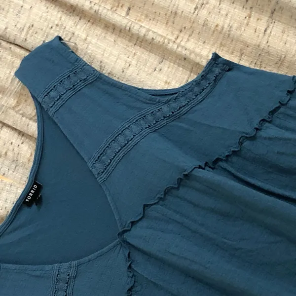 Torrid Shirred Tunic Tank  - Image 2