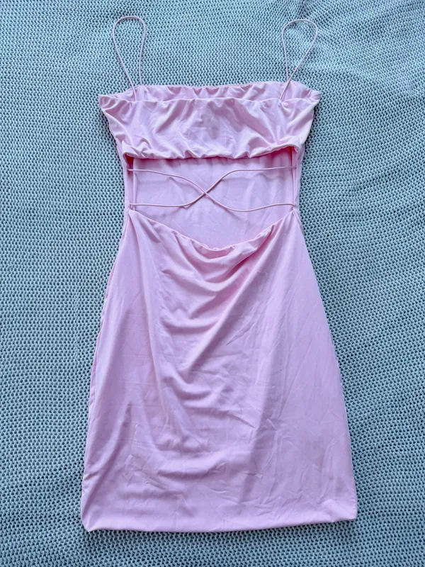 Princess Polly Light Pink Mini Dress - Image 2
