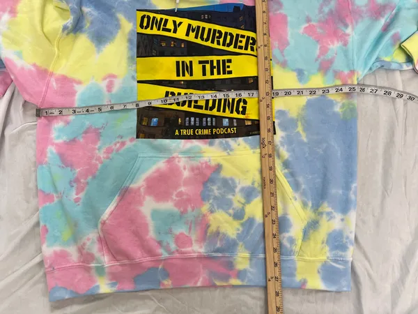 Gildan Heavy Blend Tie Dye Hoodie Only Murders in the Building Graphic XL - Image 8