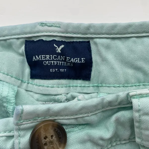 American Eagle Mid Stretch Teal Women’s Shorts size 0 - Image 8