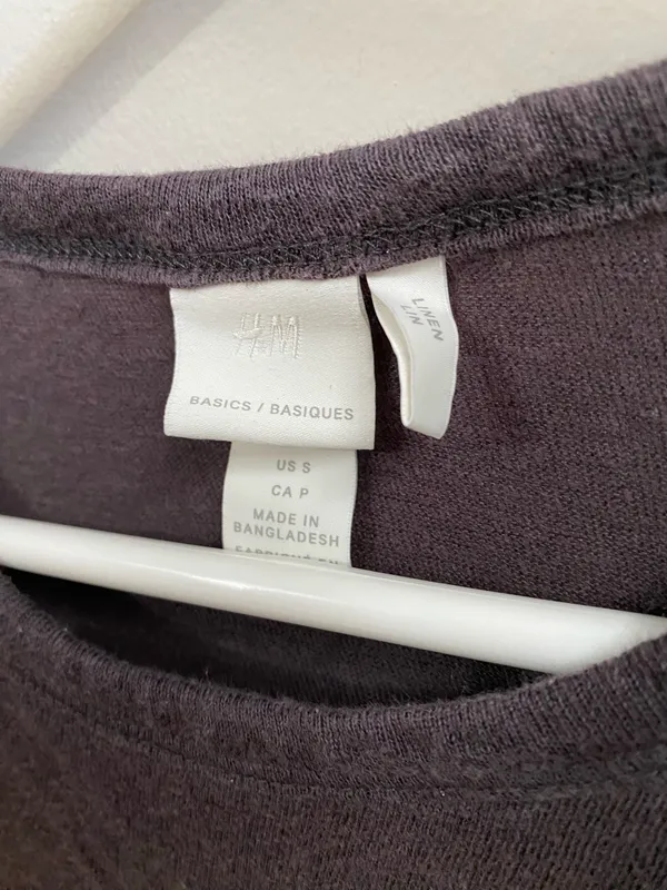 H&M Dark Grey Top - Image 3