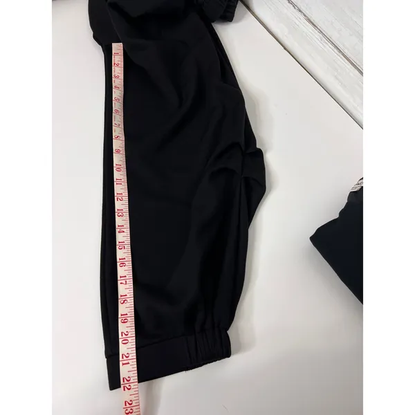 Davis & Dani Black 2 Pc Matching Set Size Small Flowy Pants & Top - Image 14