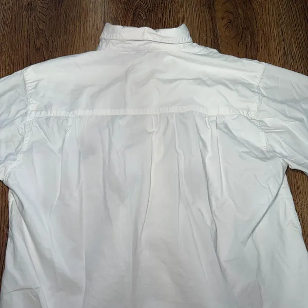 90s New Direction White 100% Cotton Floral Embroidered Top Womens M‎ Cottage - Image 7