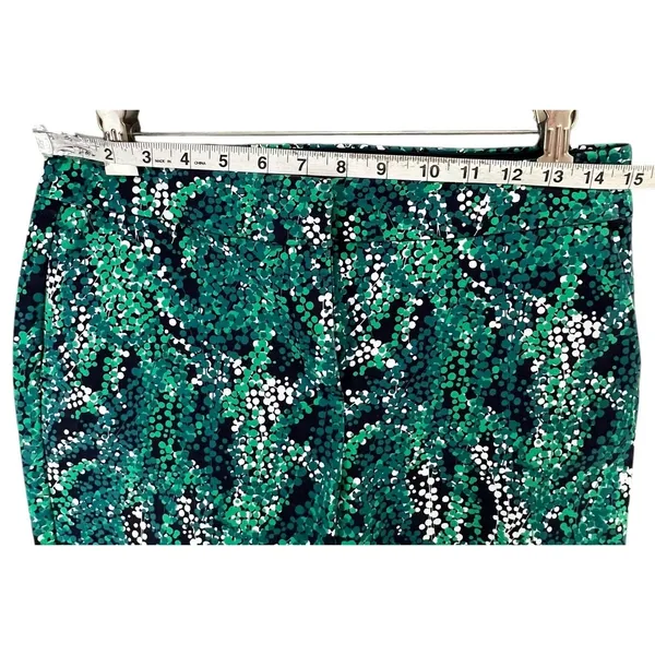 Boden Trouser Pants Womens 6 LONG Green Sea Grapes Taper‎ Stretch Modern Comfort - Image 7