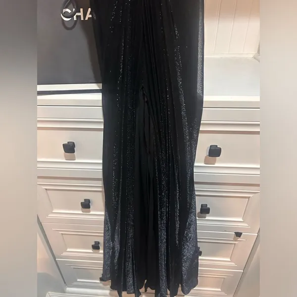 Vintage stunning black sparkly dress - Image 6