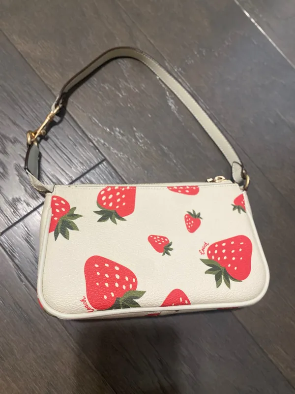 Coach Nolita 19 Wild Strawberry Print Handbag - Image 2