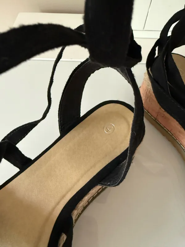 Platform sandals Black Size 4 - Image 4