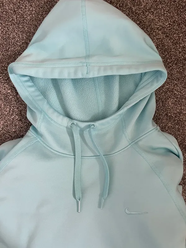 Nike Light Blue Therma Fit Hoodie - Image 2