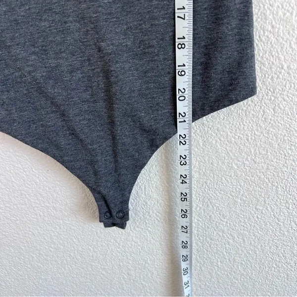 nuuds Women's Short Sleeve Crewneck Bodysuit‎ Cotton Stretch - Image 4