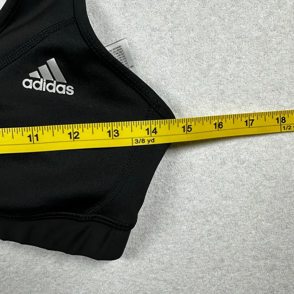 Adidas Climalite Sports Bra Black Medium Racerback Medium Support - Image 6