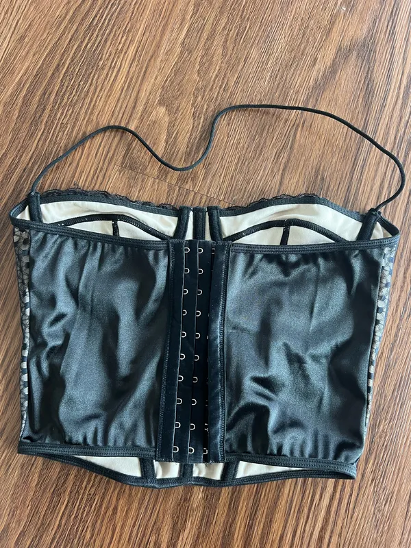 Corset top Black - Image 2
