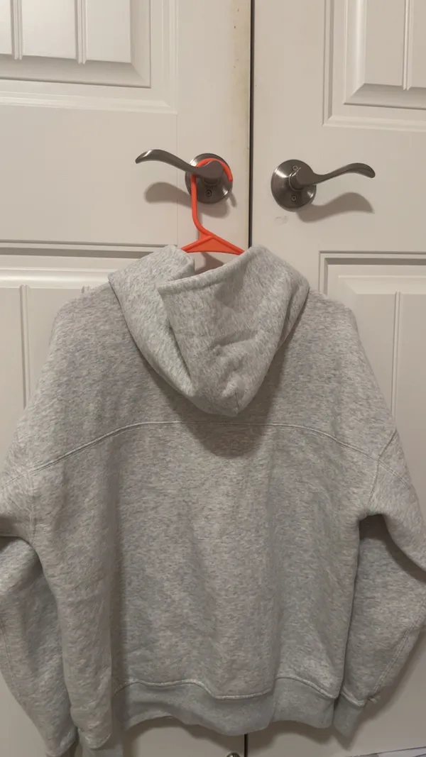 Abercrombie Essential Popover Hoodie Grey - Image 4